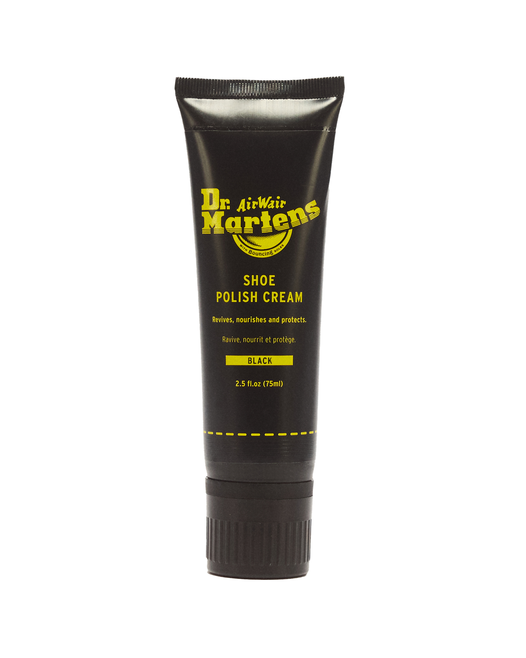 Black Shoe Polish Cream 75ml Tube
